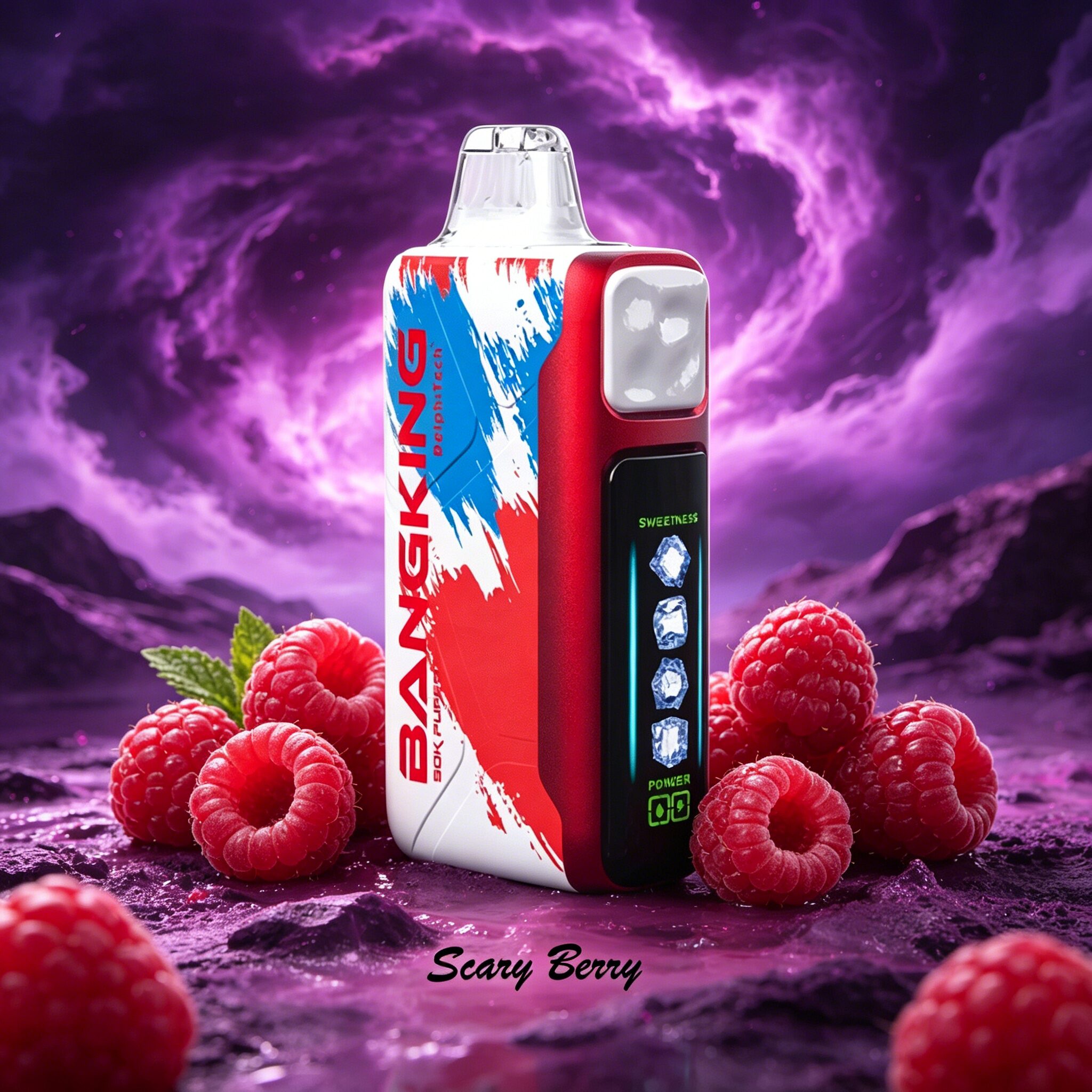 Bang King Ice Cool 60000 60K Puffs Adjustable Ice Level LED Display Disposable Vape Japan warehouse - Image 15