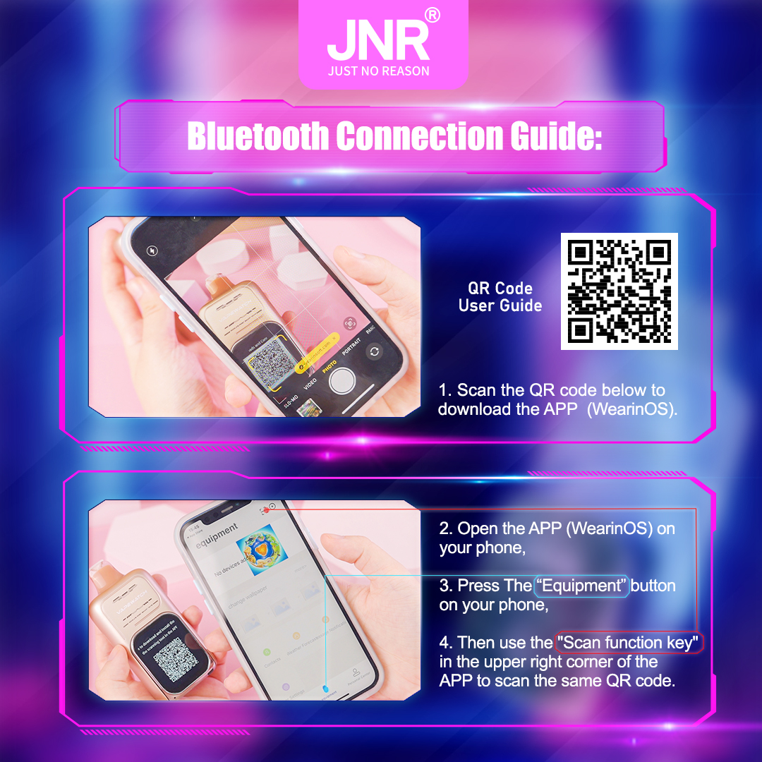 JNR Vape Watch 30000 30K Puffs Original Smart Disposable Vape - Image 3