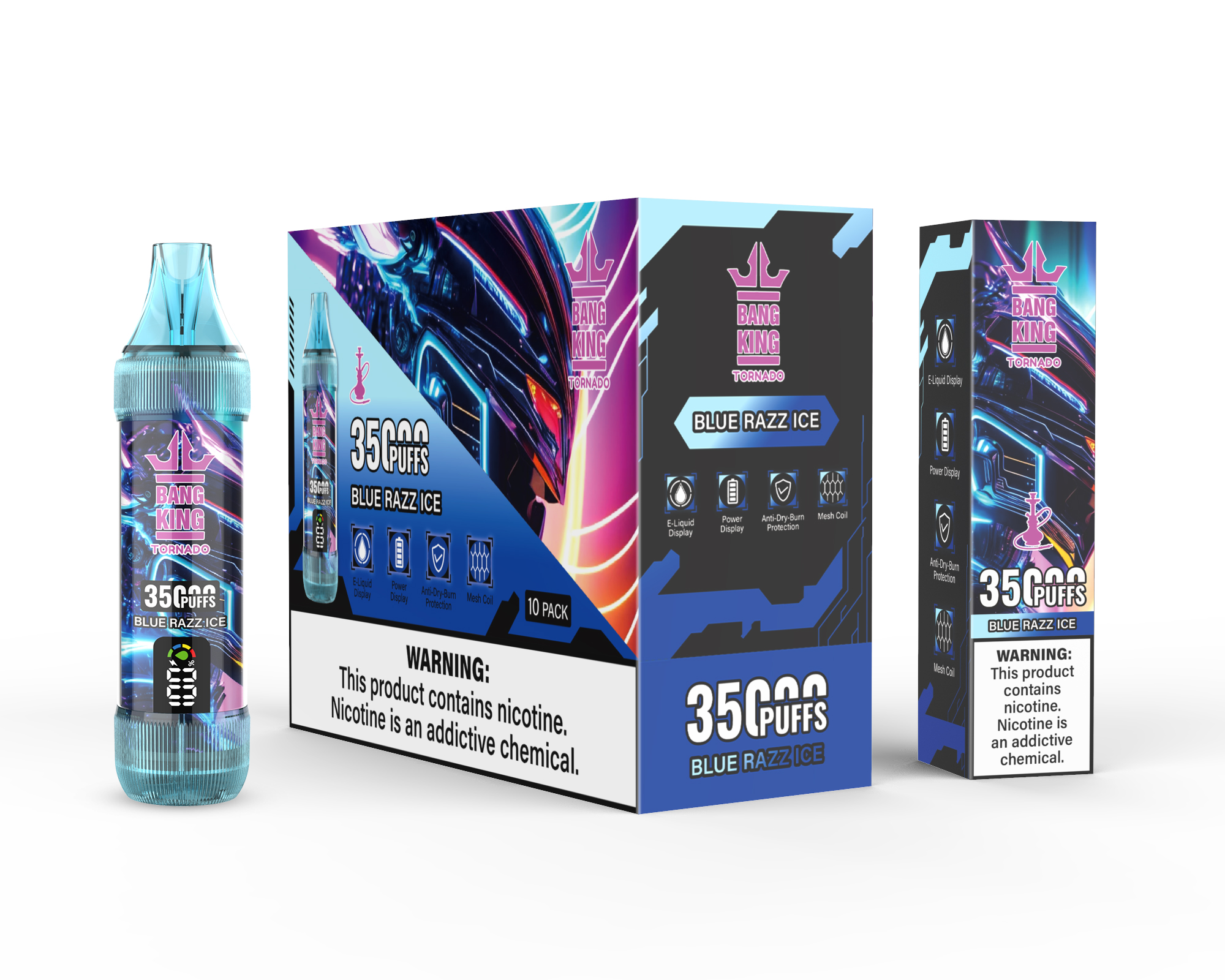 Bang King Tornado 35000 35K Puffs Original LED Display Edition Disposable Vape Pen - Image 23