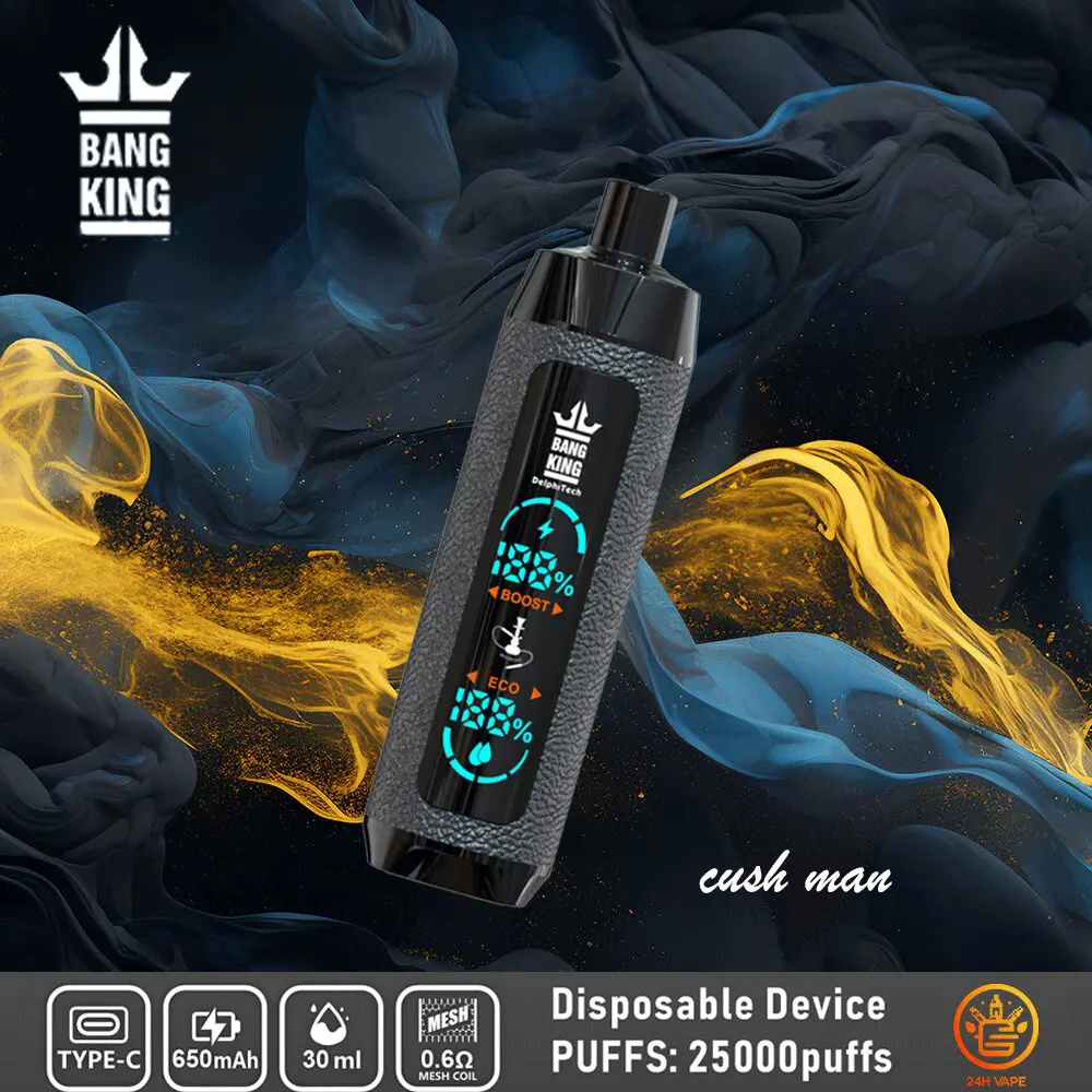 Bang King Shisha 25000 25K Puffs Newest LED Display Leather Disposable Vape Pen - Image 14