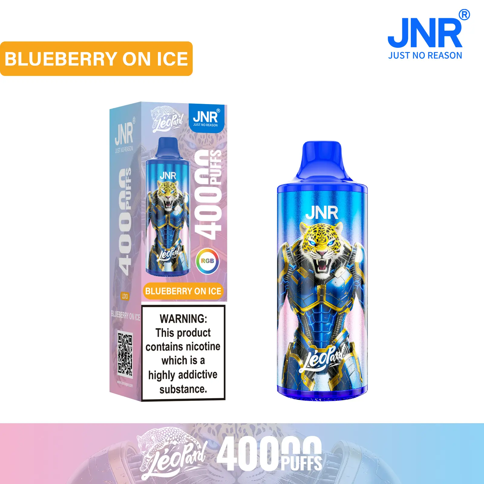 JNR Léopard 40K Disposable Vape 40000 Puffs - Image 16