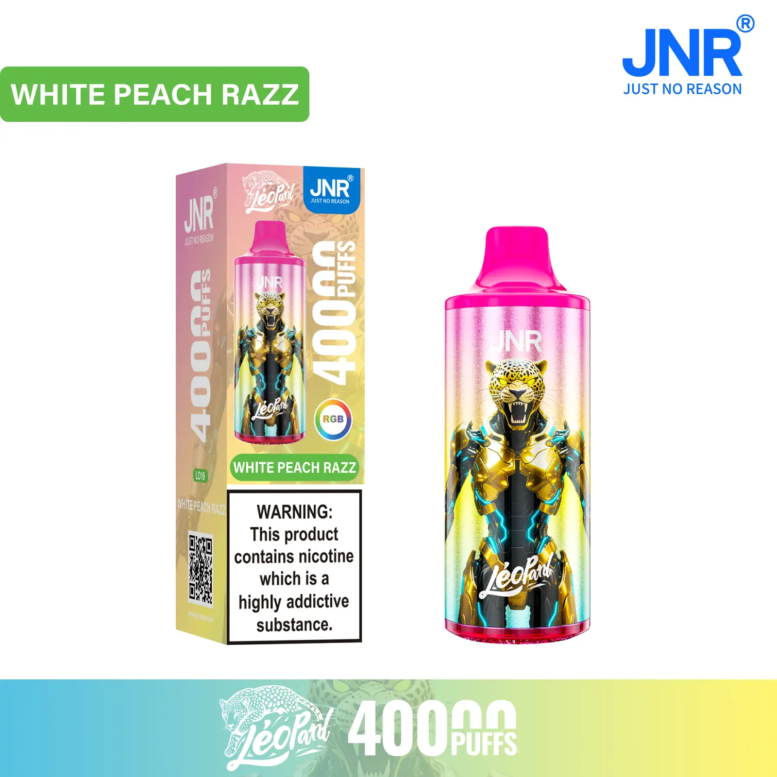 JNR Léopard 40K Disposable Vape 40000 Puffs - Image 22