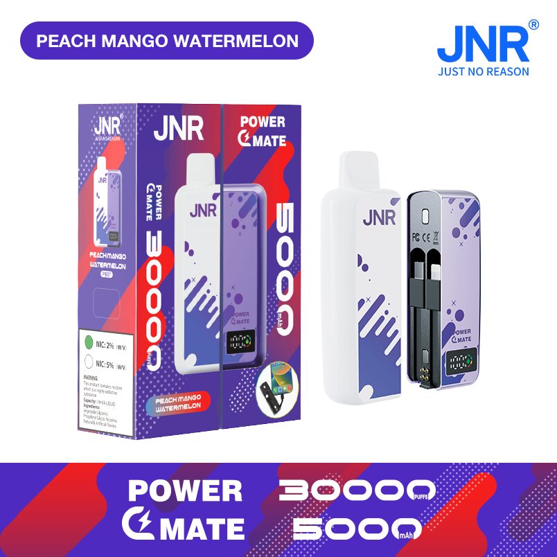 JNR Power Mate 30000 Puffs Smart Screen 5000mAh Power Bank Disposable Vape - Image 14