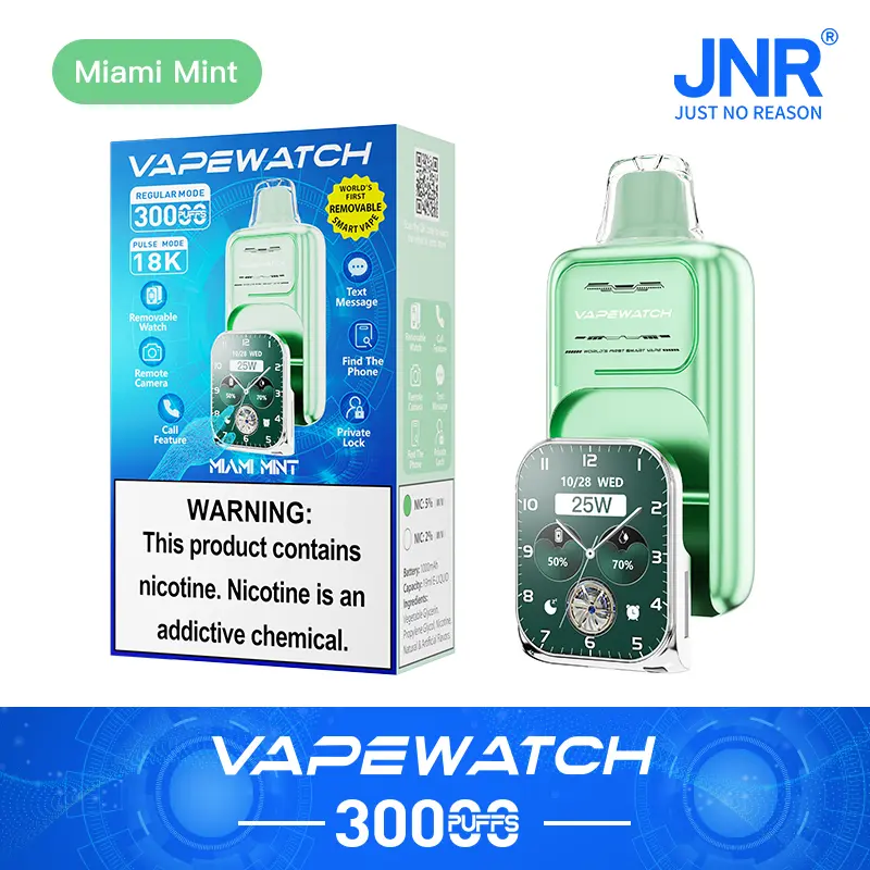JNR Vape Watch 30000 30K Puffs Original Smart Disposable Vape - Image 20