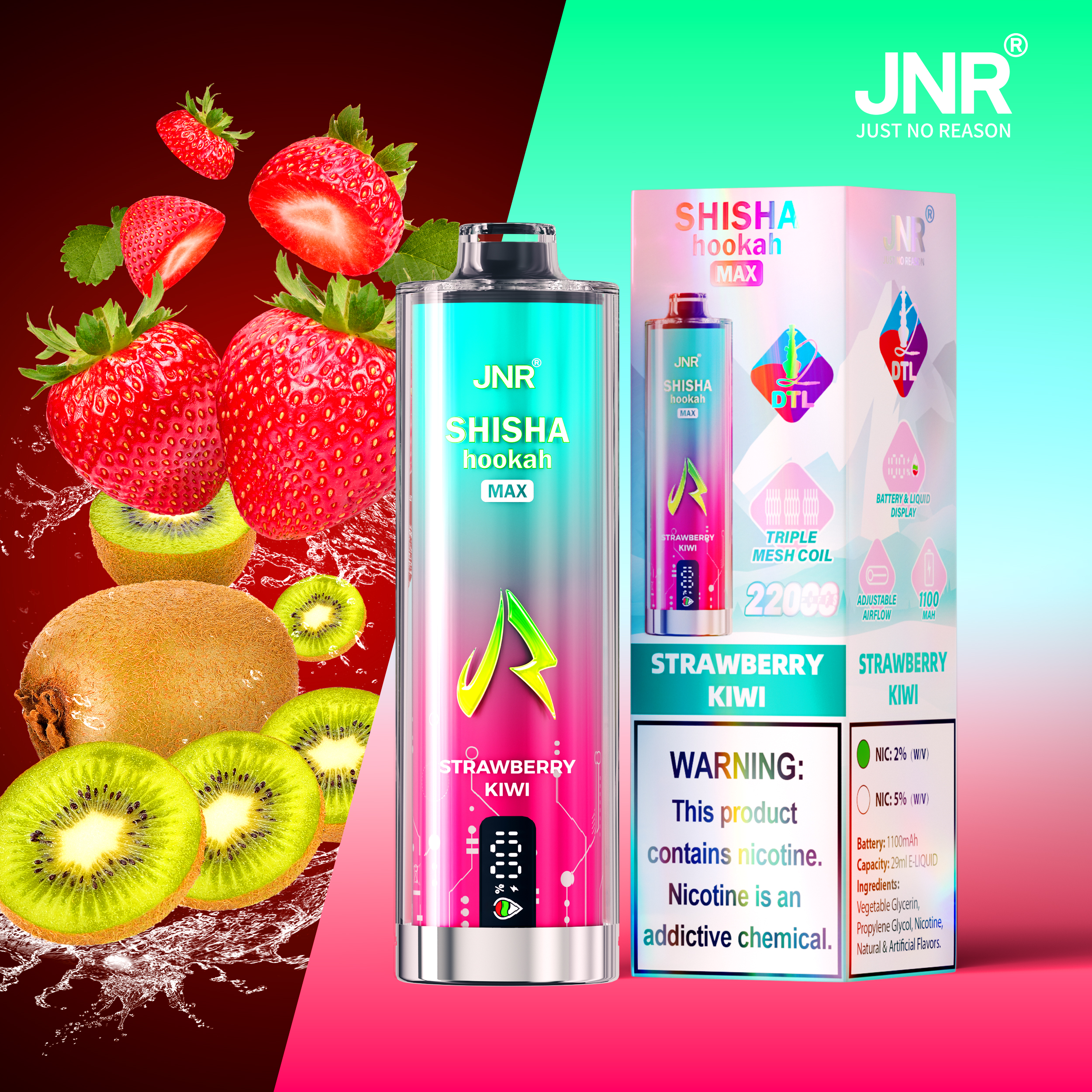 JNR Shisha Max 22000 Puffs Disposable Vape - Image 13