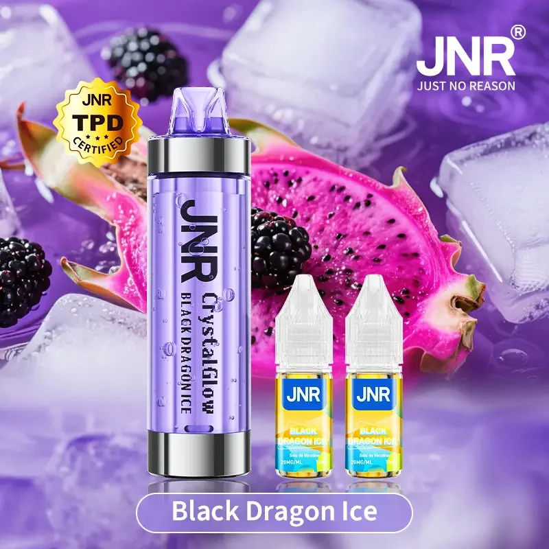 JNR Crystal Glow 33K Puffs - Kit Pod Remplissable et Rechargeable - Image 8