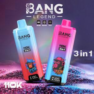 【New Arrive】Bang Legend 110000 Puffs 3in1 Vape – Ultra Long-Lasting, Mesh Coil, Type-C Charging