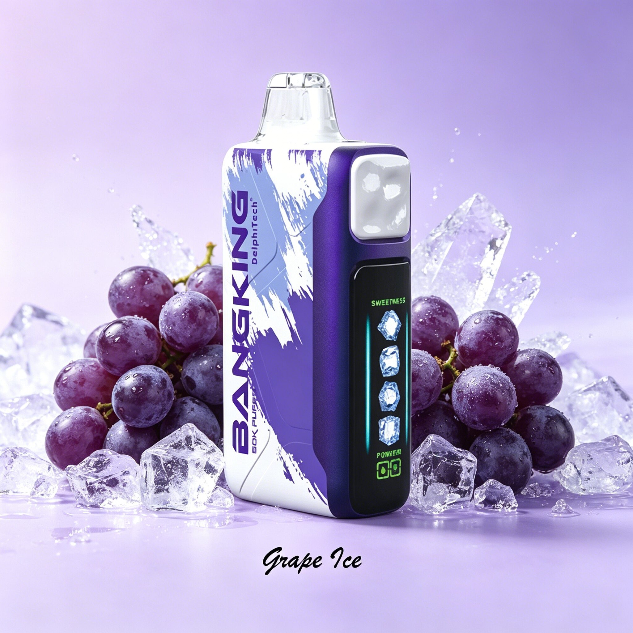 Bang King Ice Cool 60000 60K Puffs Adjustable Ice Level LED Display Disposable Vape Japan warehouse - Image 21