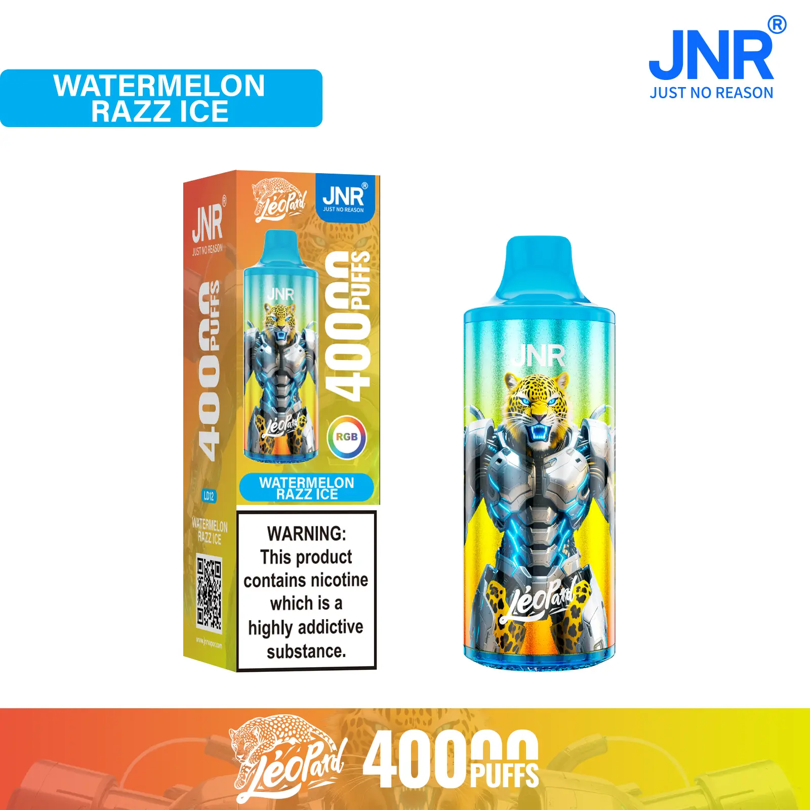 JNR Léopard 40K Disposable Vape 40000 Puffs - Image 15