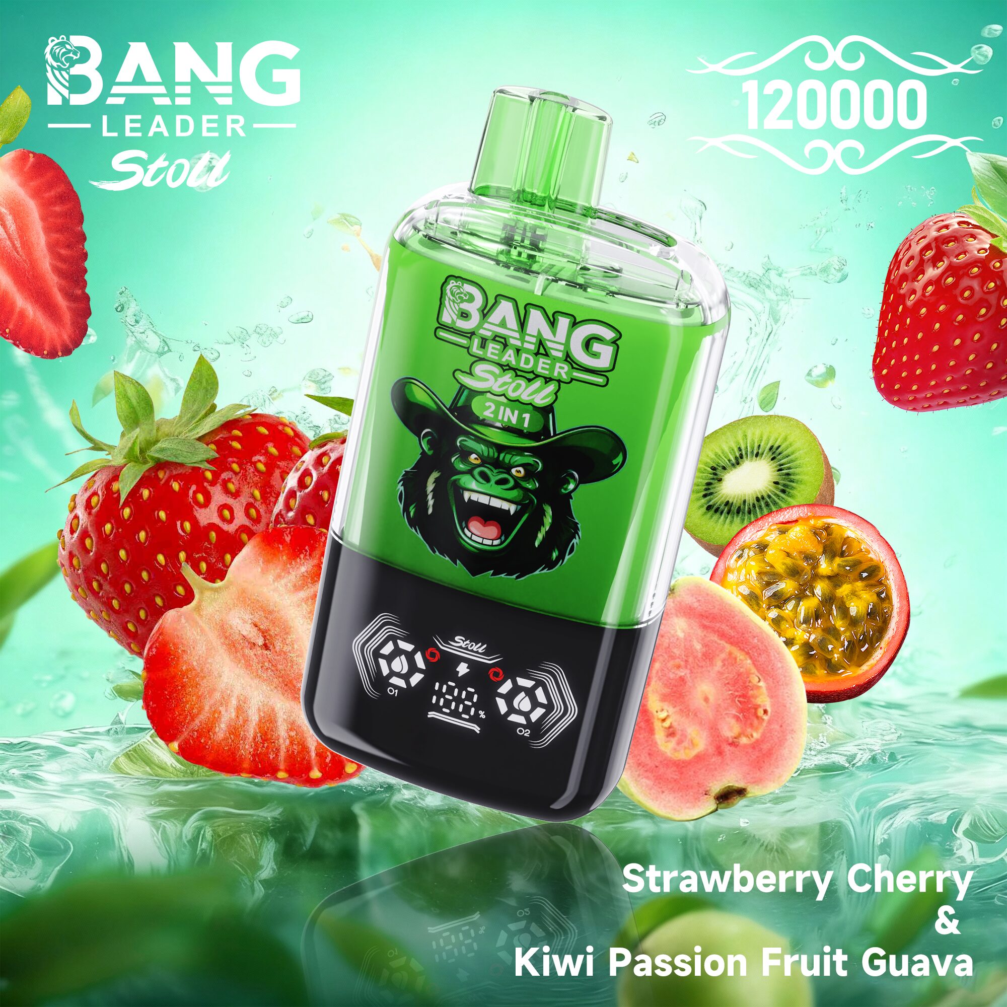 【New Arrive】Bang Leader Stoll 120K 120000 Puffs Double Taste&Anti-Leak Design LED Display Disposable Vape - Image 10