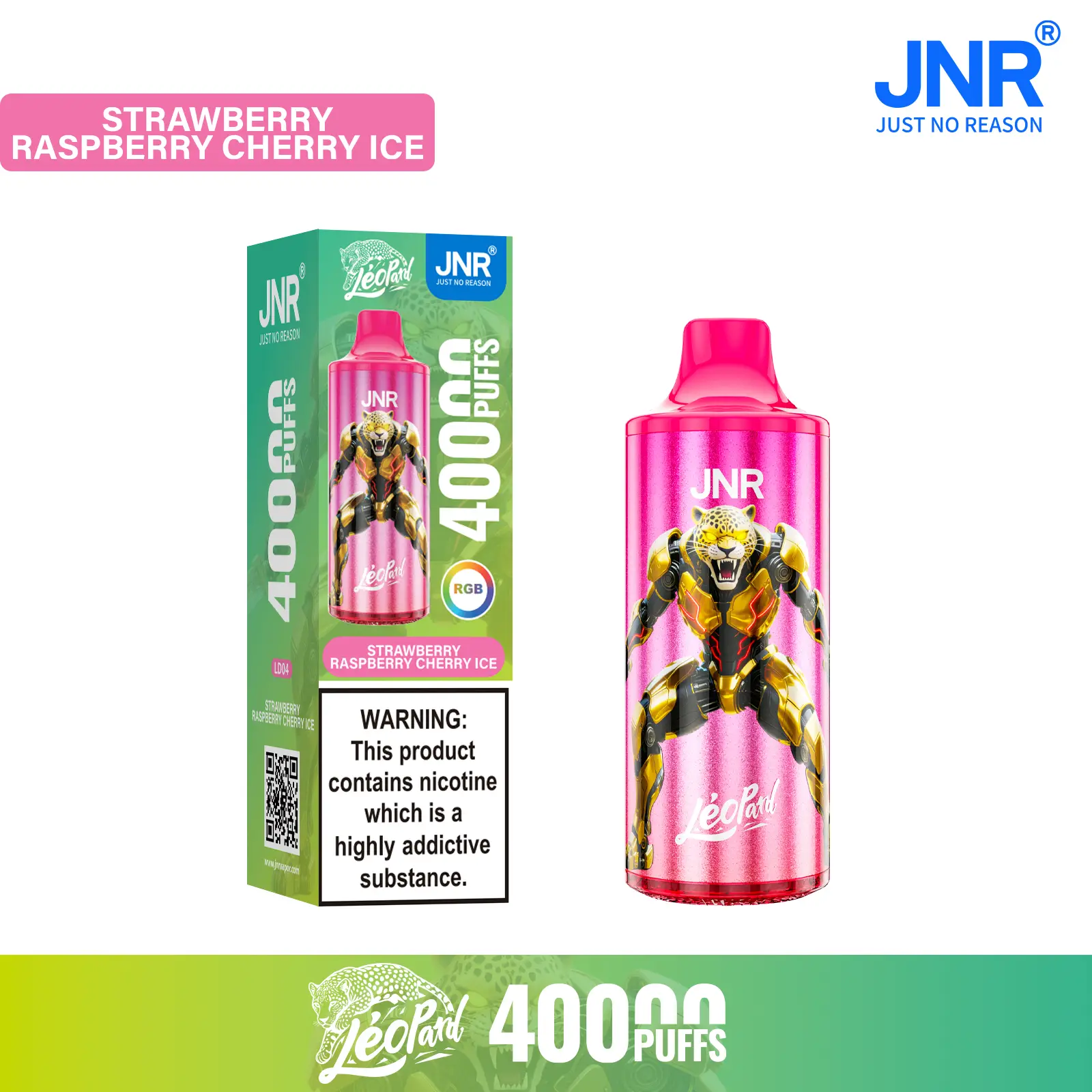 JNR Léopard 40K Disposable Vape 40000 Puffs - Image 7