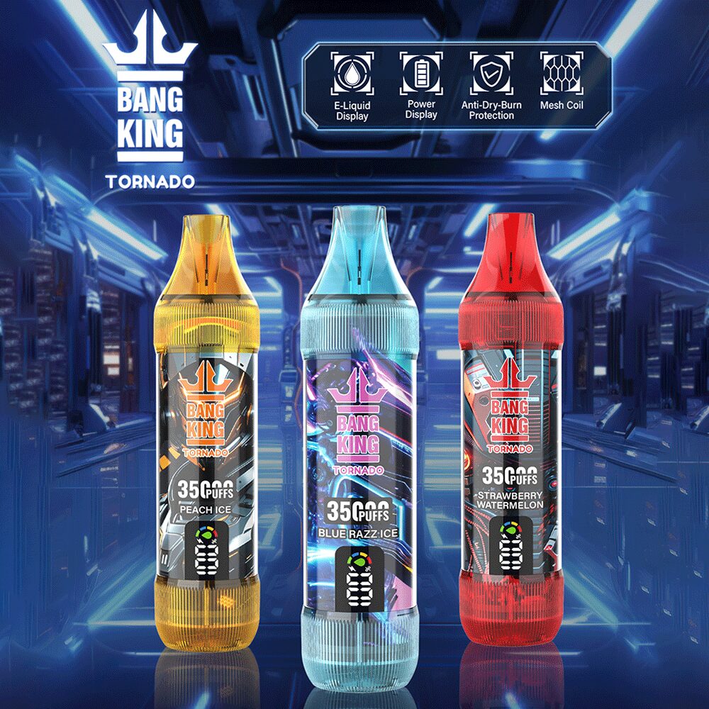 Bang King Tornado 35000 35K Puffs Original LED Display Edition Disposable Vape Pen