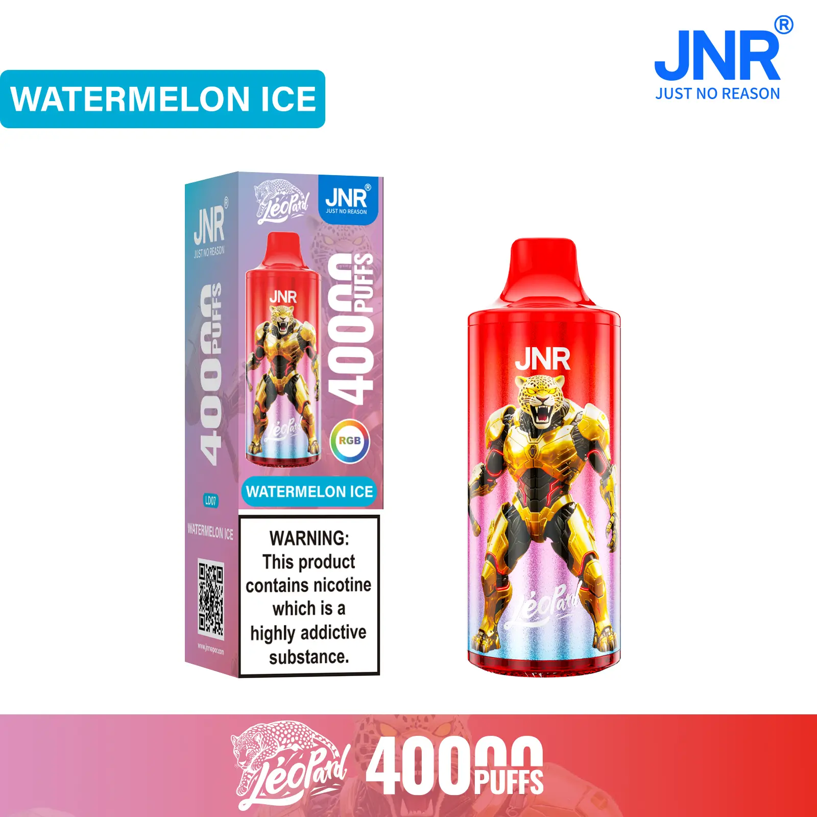 JNR Léopard 40K Disposable Vape 40000 Puffs - Image 10