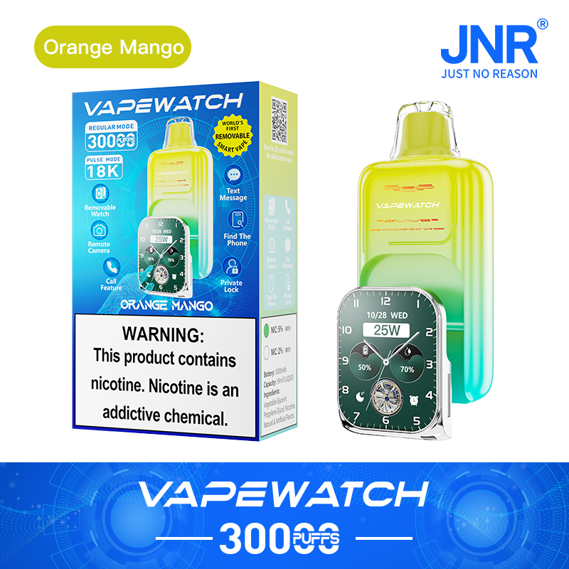 JNR Vape Watch 30000 30K Puffs Original Smart Disposable Vape - Image 7