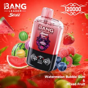 【New Arrive】Bang Leader Stoll 120K 120000 Puffs Double Taste&Anti-Leak Design LED Display Disposable Vape