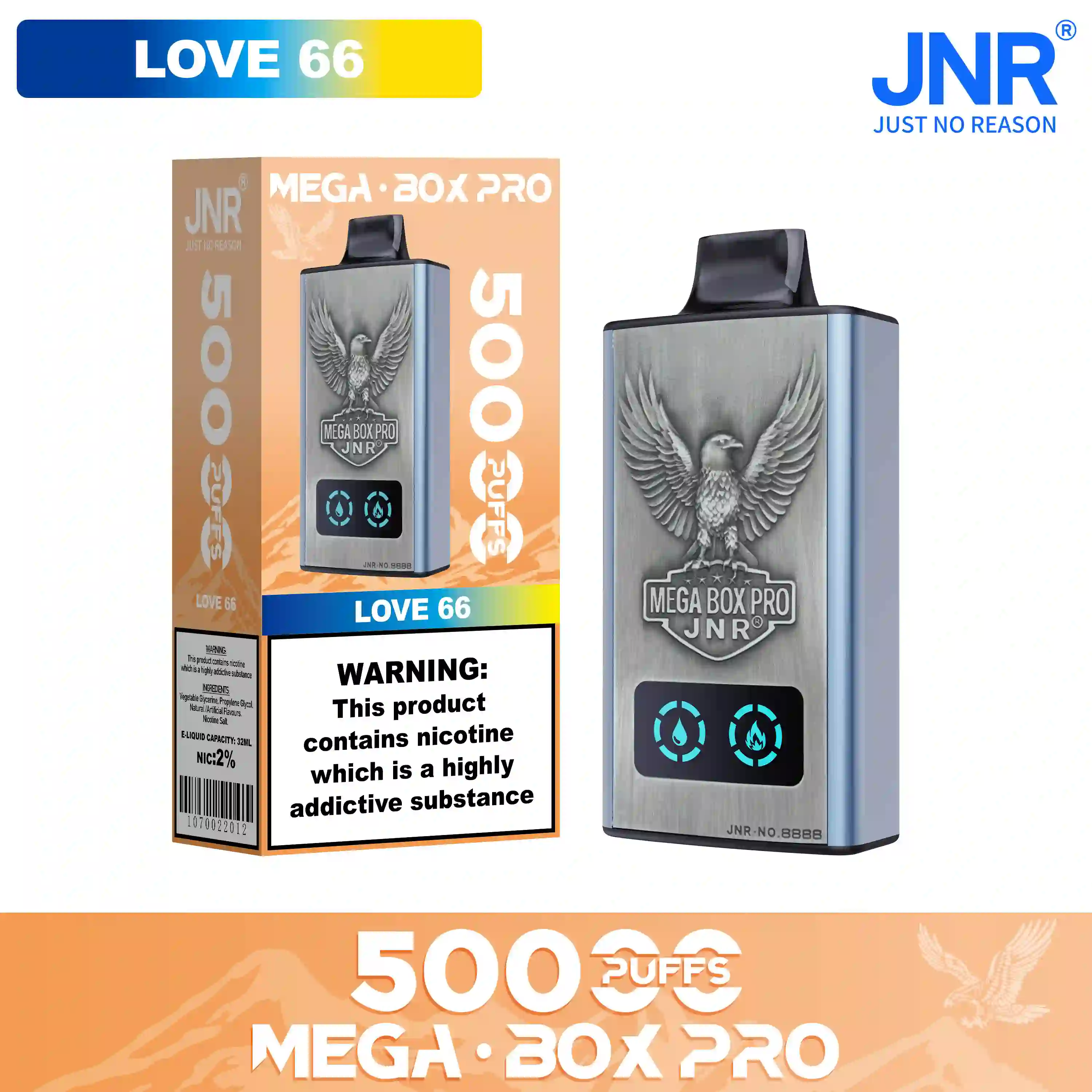 JNR Mega Box Pro 50000 Puffs Disposable Vape - Image 22