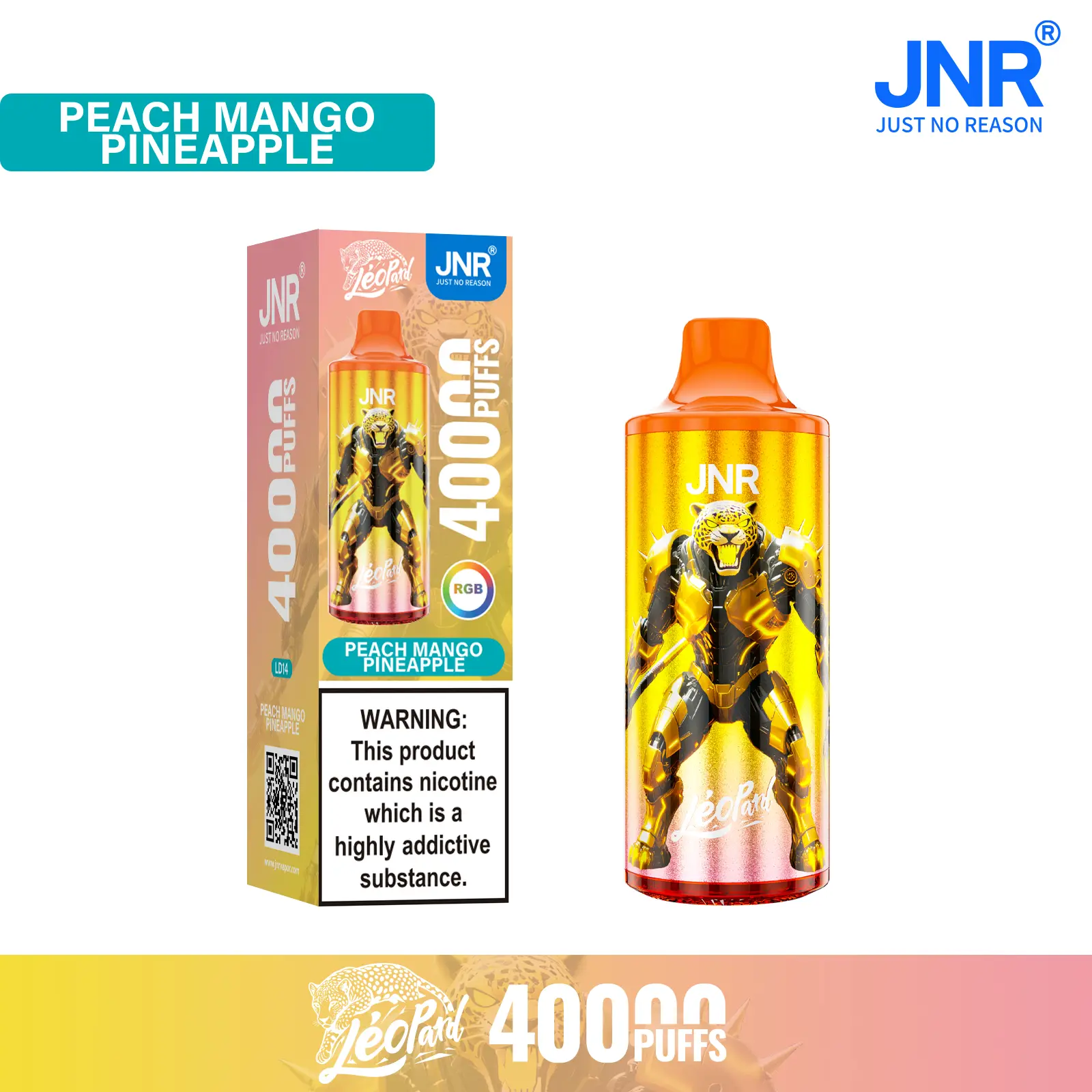 JNR Léopard 40K Disposable Vape 40000 Puffs - Image 17