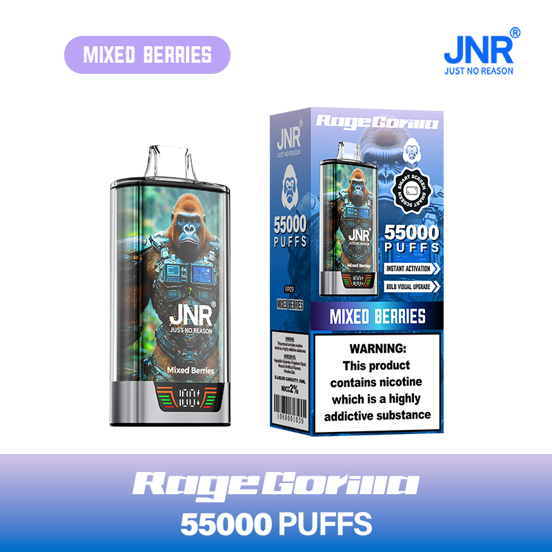 JNR Rage Gorilla 55K 55000 Puffs Smart Display Original Disposable Vape - Image 25