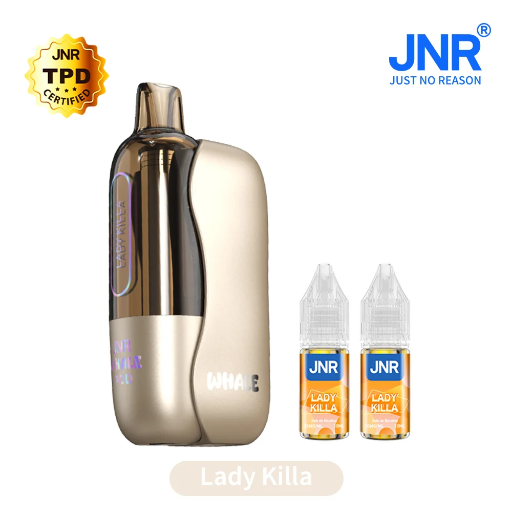 JNR Whale 38K Puffs - Kit Pod Pré-rempli et Rechargeable - Image 7