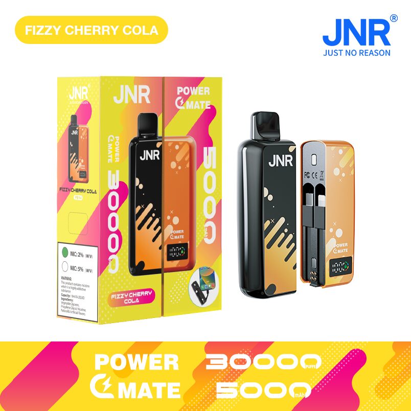 JNR Power Mate 30000 Puffs Smart Screen 5000mAh Power Bank Disposable Vape - Image 20
