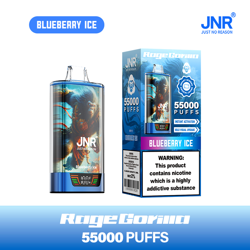 JNR Rage Gorilla 55K 55000 Puffs Smart Display Original Disposable Vape - Image 7