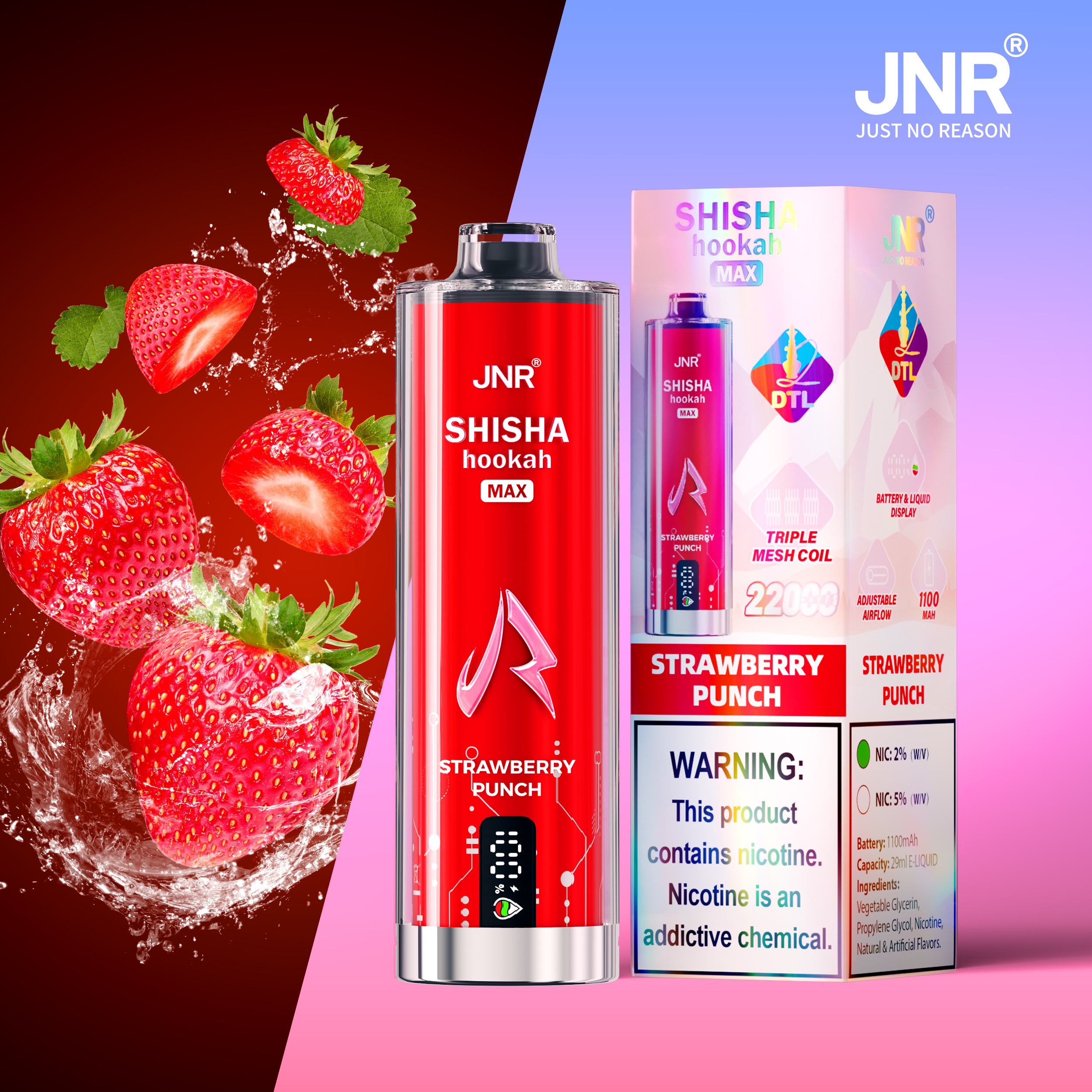 JNR Shisha Max 22000 Puffs Disposable Vape - Image 14