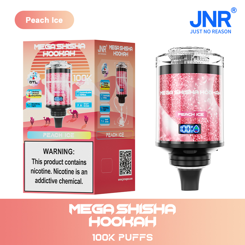 JNR Mega Shisha Hookah 100000 100K Puffs Large Capacity LED Display Disposable Vape - Image 11