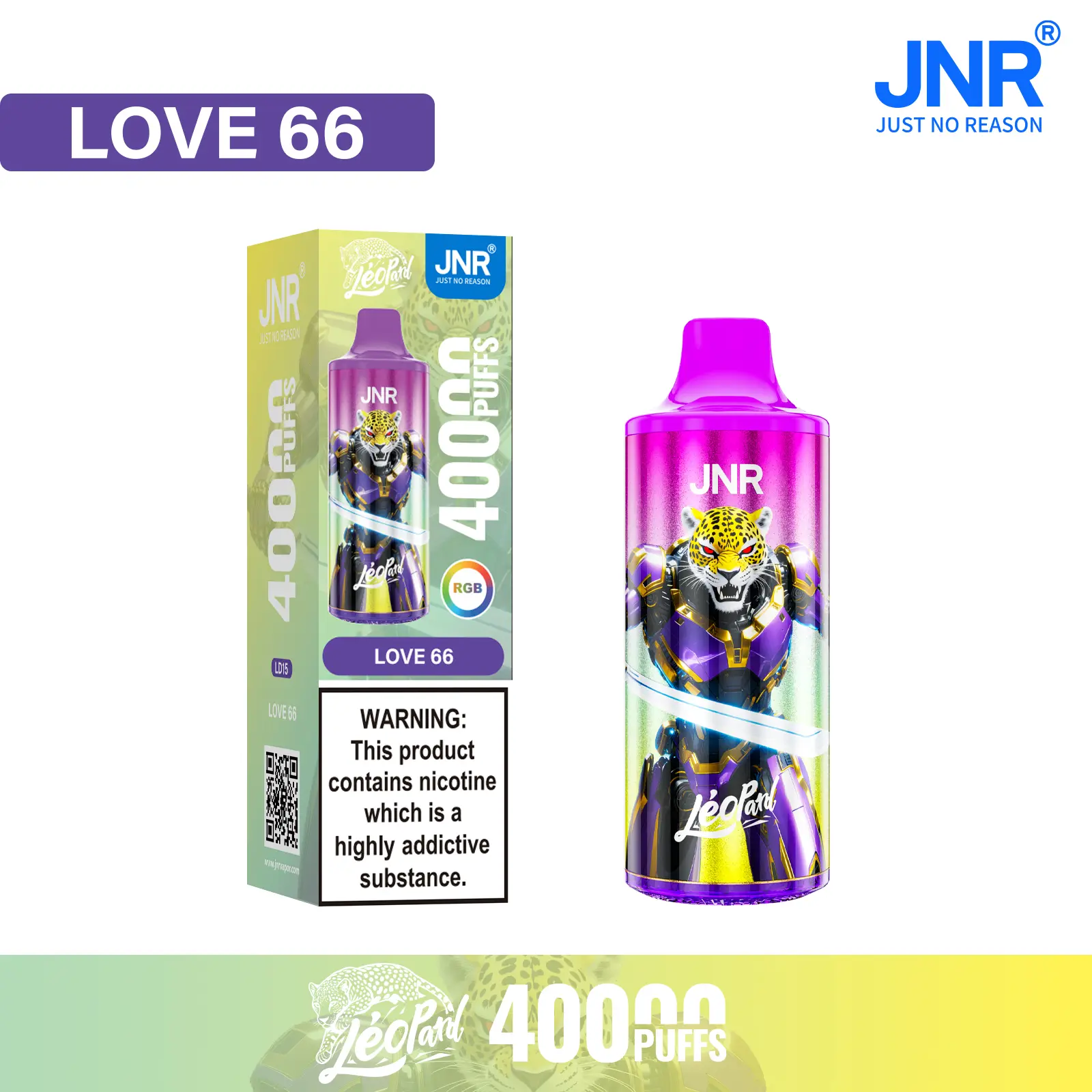 JNR Léopard 40K Disposable Vape 40000 Puffs - Image 18
