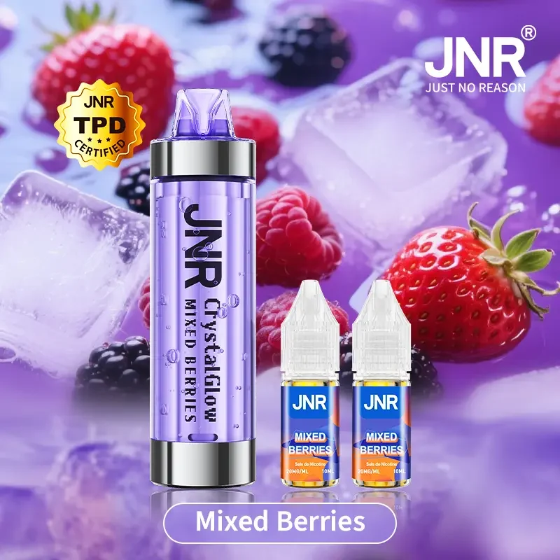 JNR Crystal Glow 33K Puffs - Kit Pod Remplissable et Rechargeable - Image 6