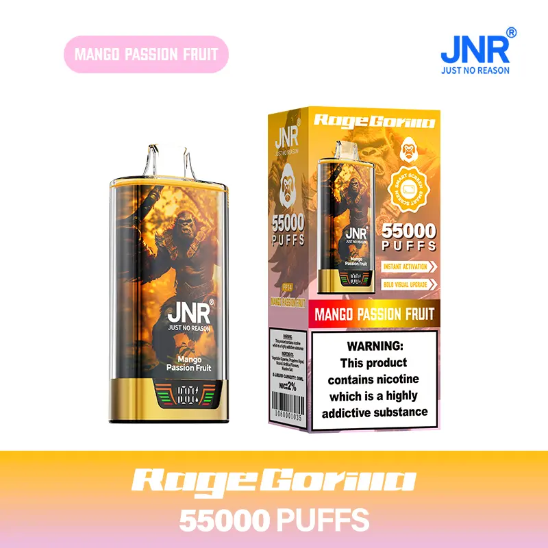 JNR Rage Gorilla 55K 55000 Puffs Smart Display Original Disposable Vape - Image 24