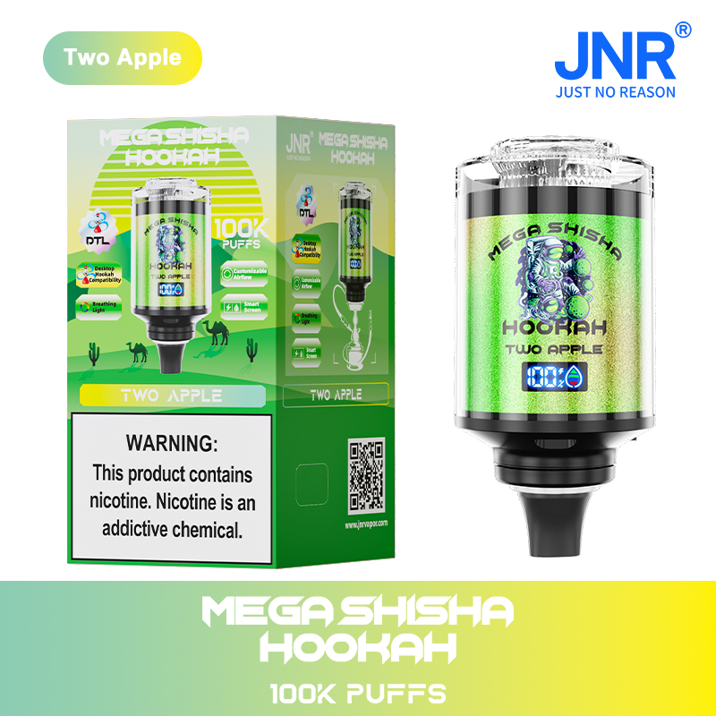 JNR Mega Shisha Hookah 100000 100K Puffs Large Capacity LED Display Disposable Vape - Image 7