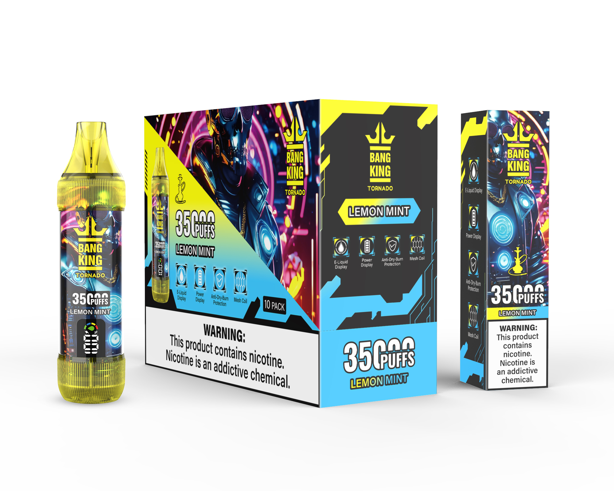 Bang King Tornado 35000 35K Puffs Original LED Display Edition Disposable Vape Pen - Image 15