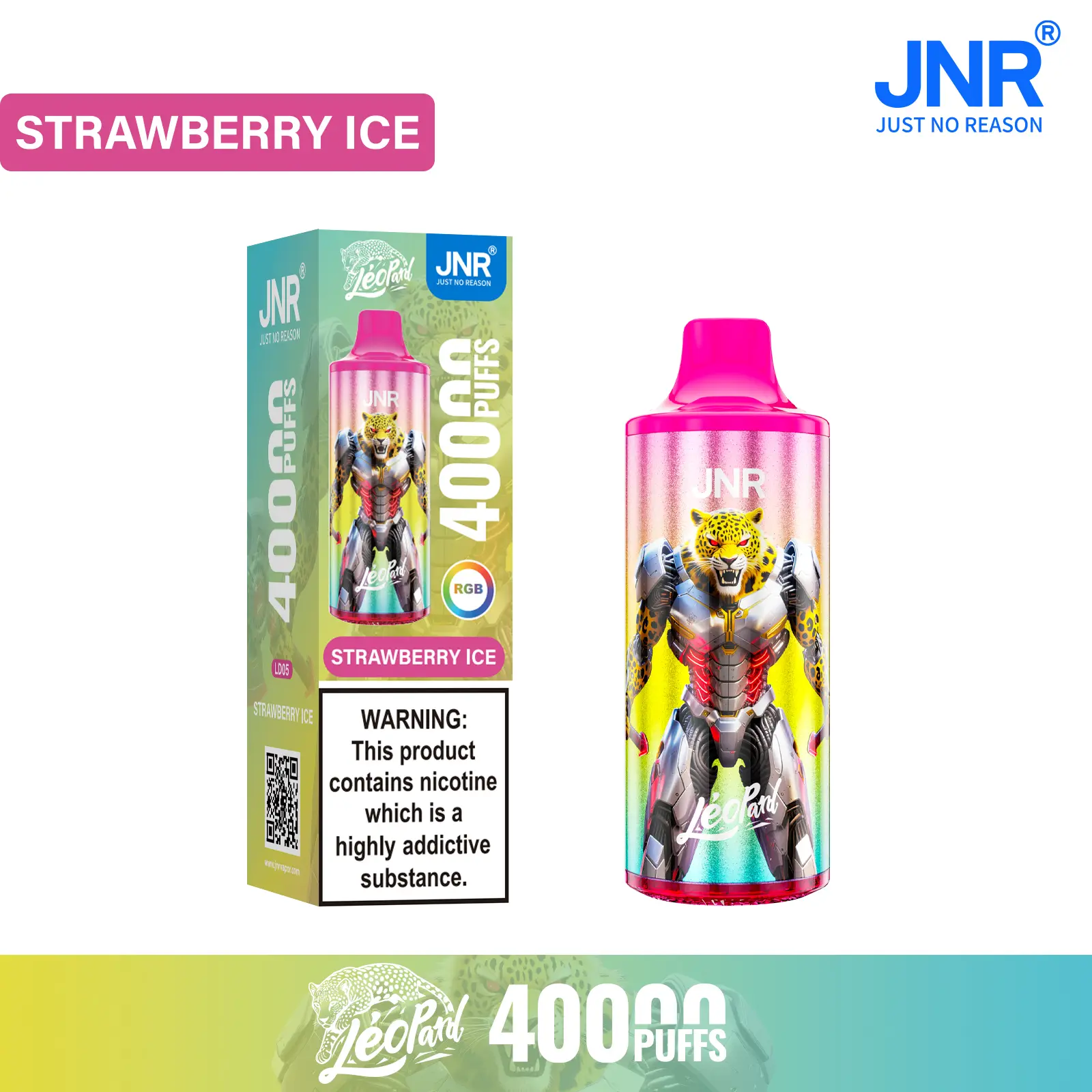 JNR Léopard 40K Disposable Vape 40000 Puffs - Image 8