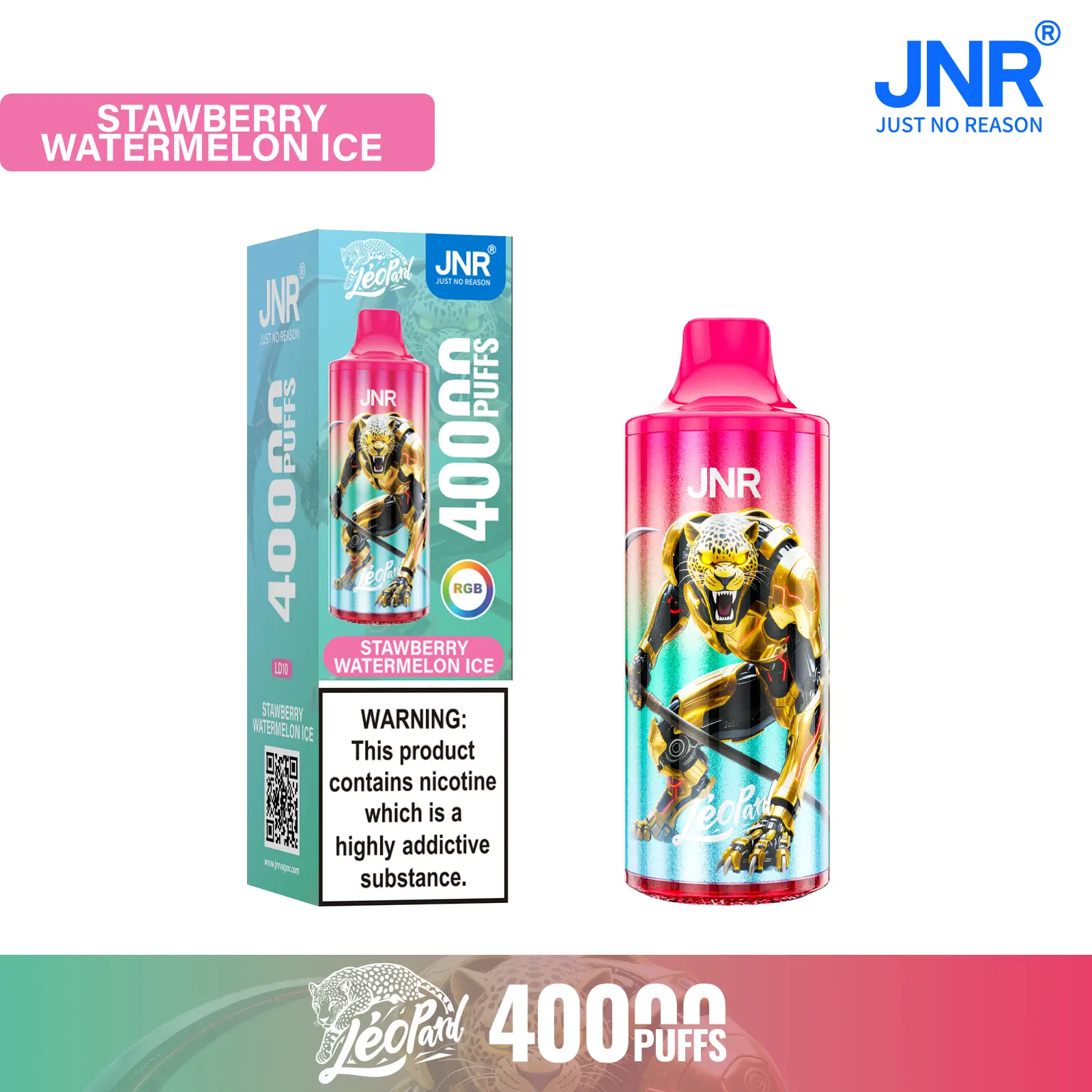 JNR Léopard 40K Disposable Vape 40000 Puffs - Image 13