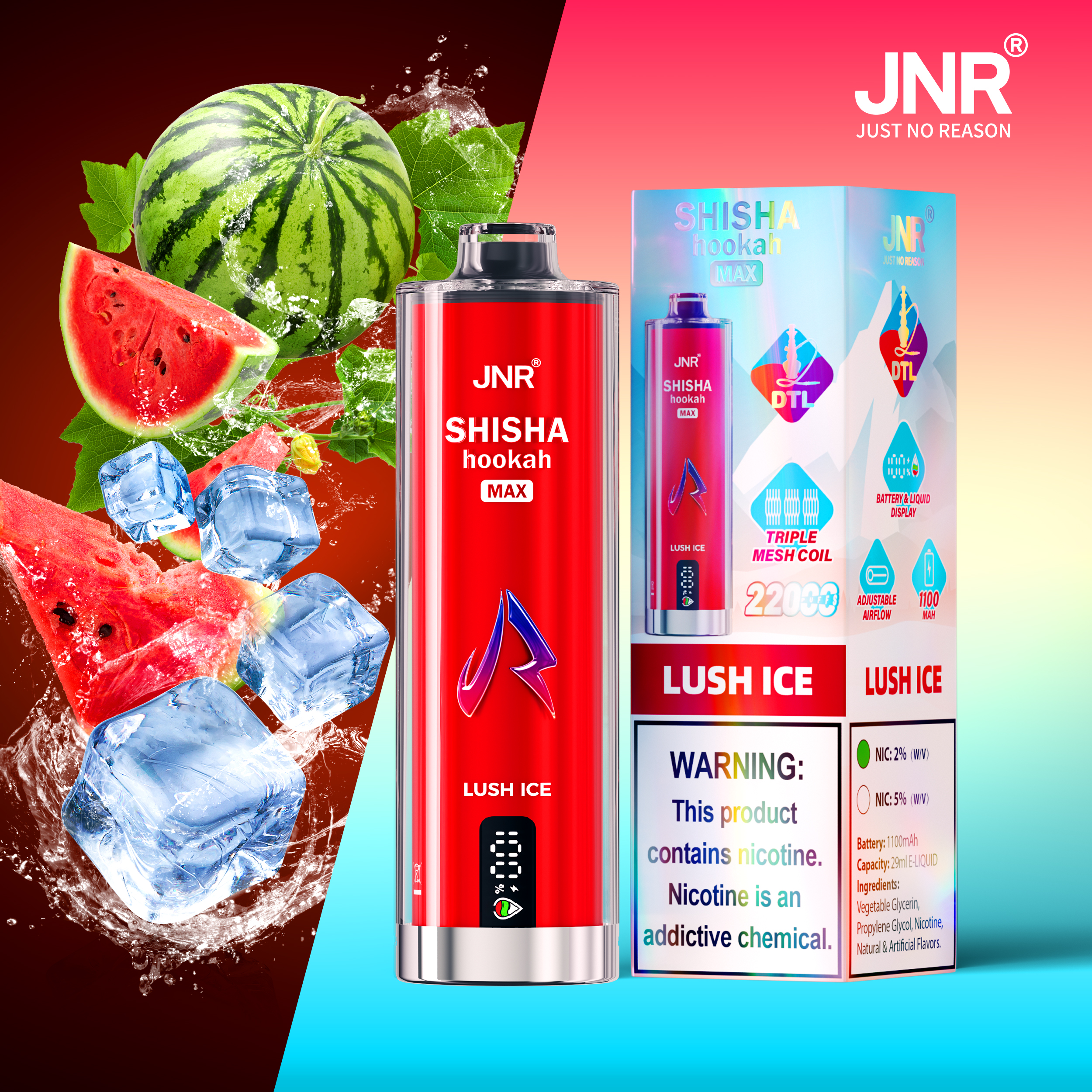 JNR Shisha Max 22000 Puffs Disposable Vape - Image 15