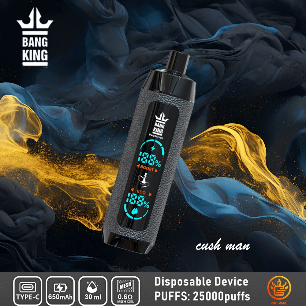 Bang King Shisha 25000 25K Puffs Newest LED Display Leather Disposable Vape Pen - Image 13