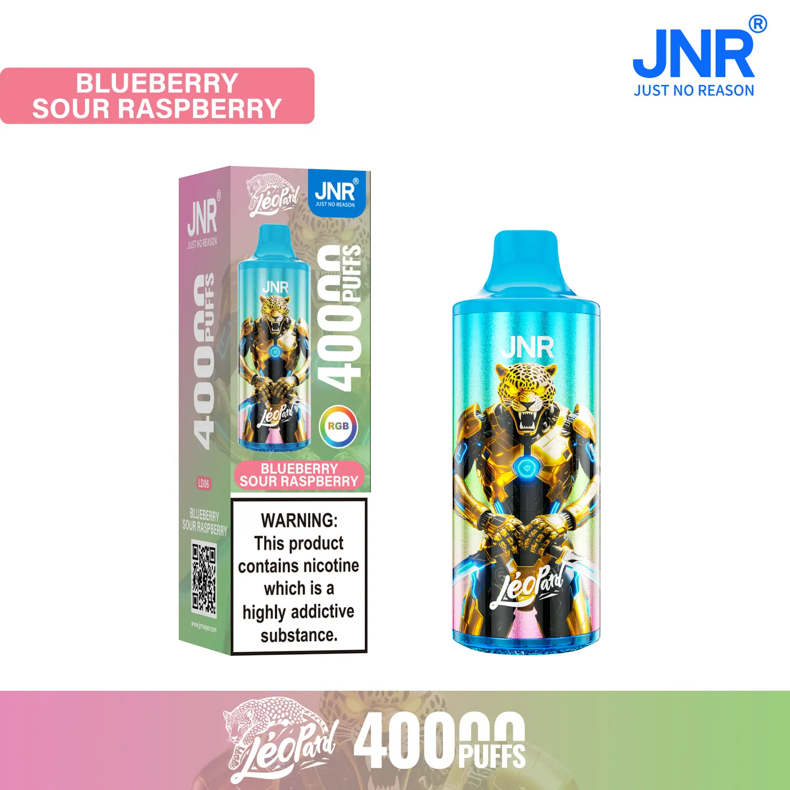 JNR Léopard 40K Disposable Vape 40000 Puffs - Image 9