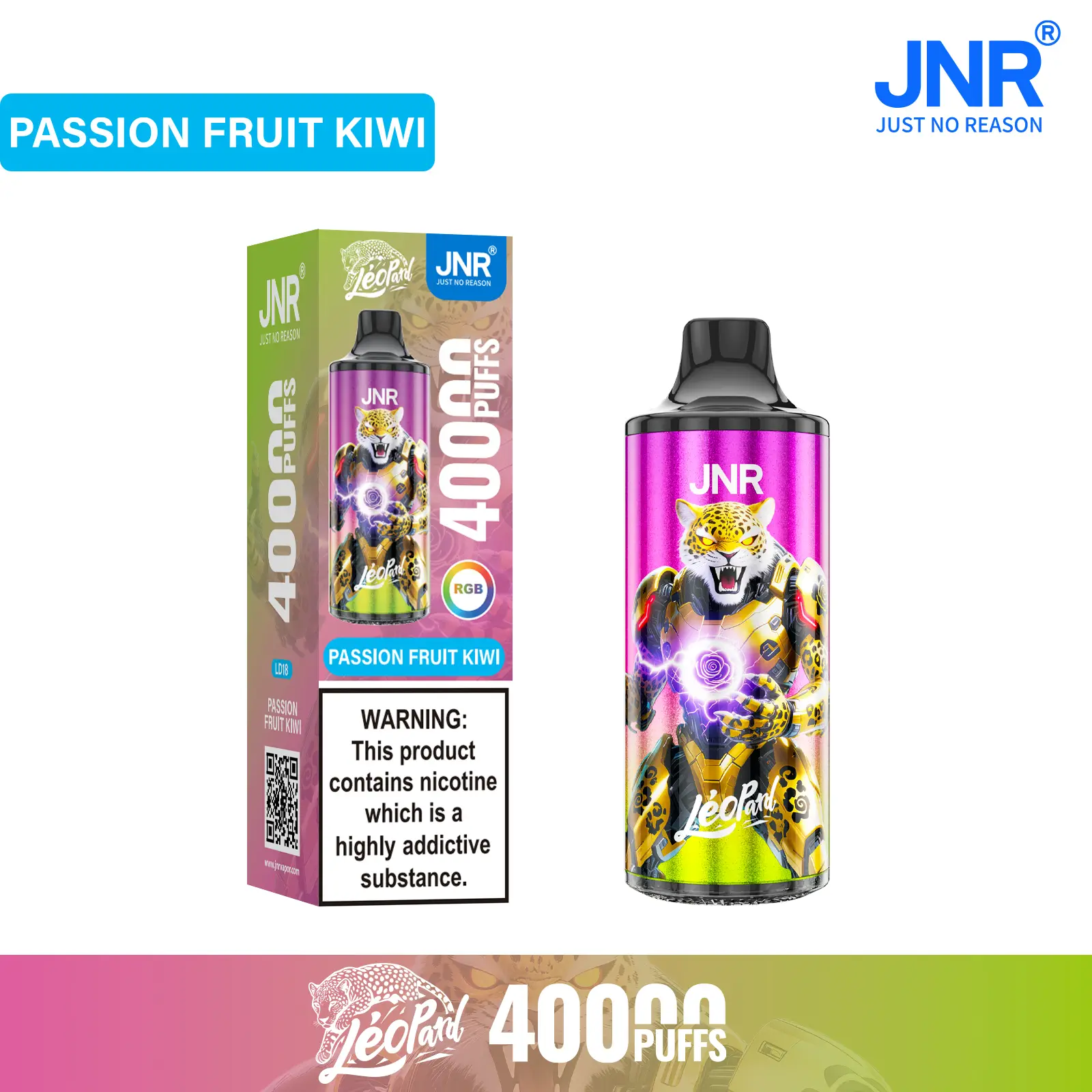 JNR Léopard 40K Disposable Vape 40000 Puffs - Image 21