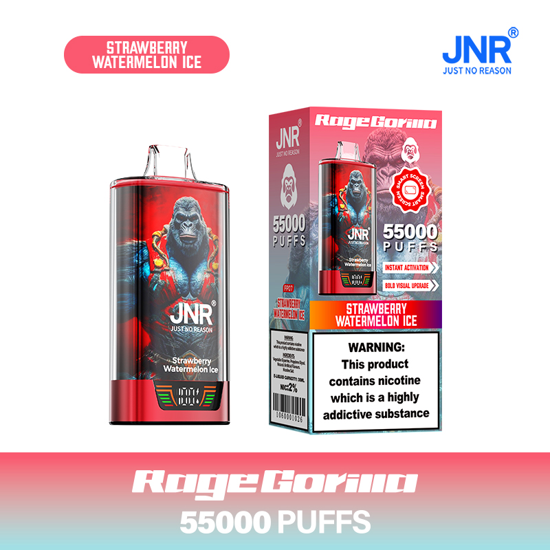 JNR Rage Gorilla 55K 55000 Puffs Smart Display Original Disposable Vape - Image 35