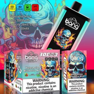 Bang 30K PRO LED Disposable Vape