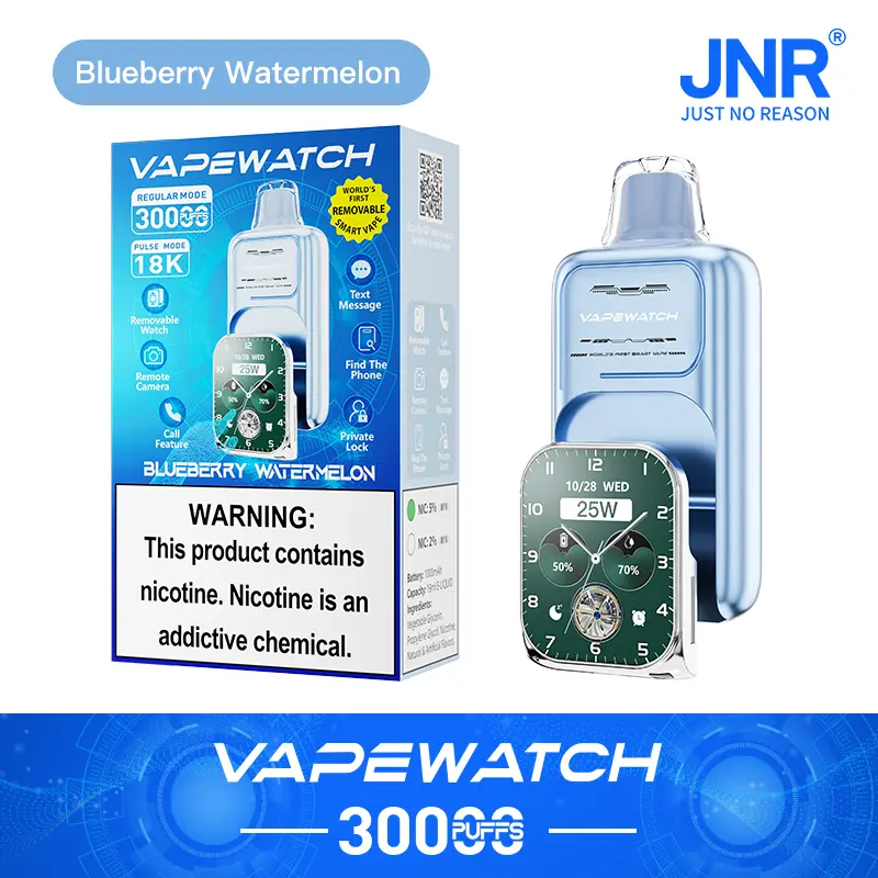 JNR Vape Watch 30000 30K Puffs Original Smart Disposable Vape - Image 24