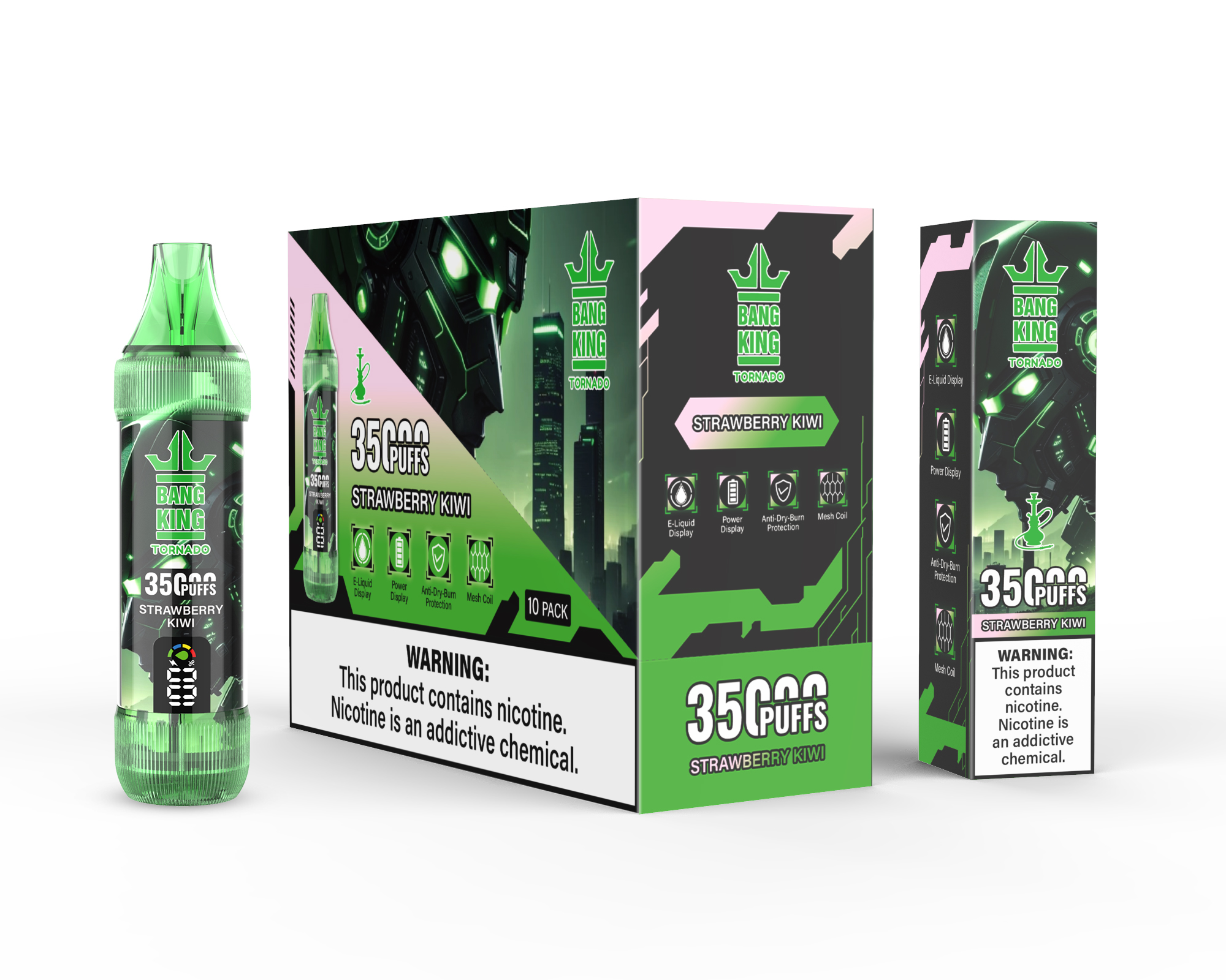 Bang King Tornado 35000 35K Puffs Original LED Display Edition Disposable Vape Pen - Image 9