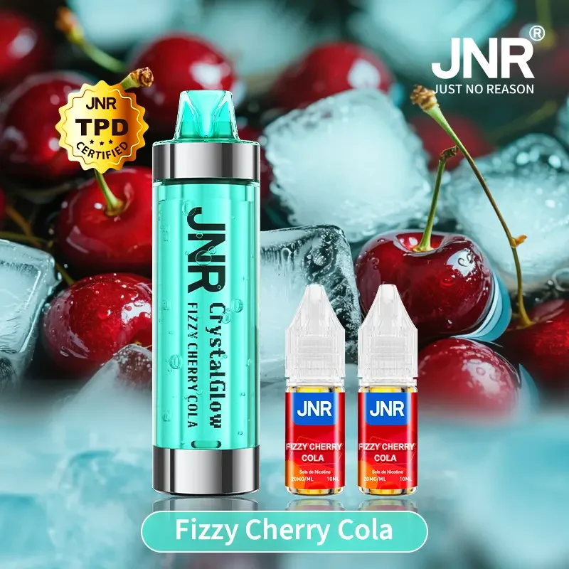 JNR Crystal Glow 33K Puffs - Kit Pod Remplissable et Rechargeable - Image 9