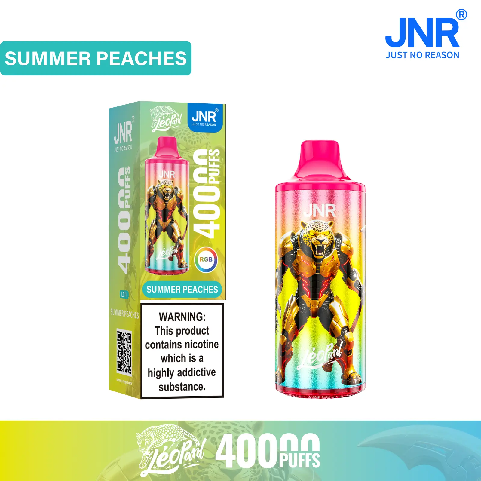 JNR Léopard 40K Disposable Vape 40000 Puffs - Image 14