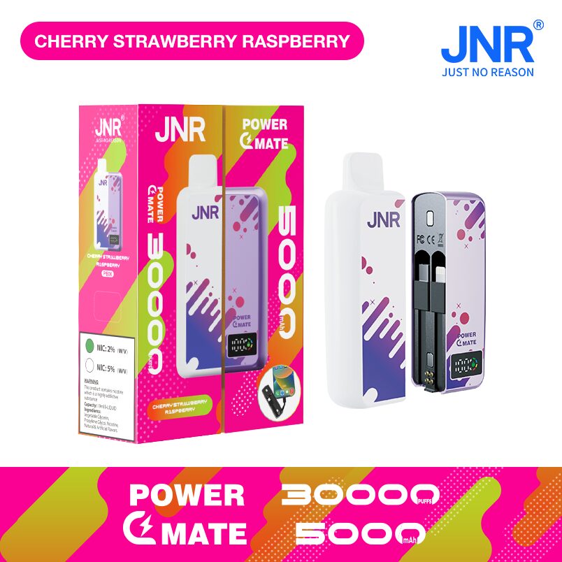 JNR Power Mate 30000 Puffs Smart Screen 5000mAh Power Bank Disposable Vape - Image 22