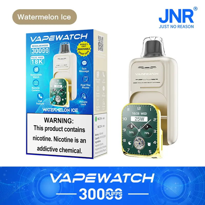 JNR Vape Watch 30000 30K Puffs Original Smart Disposable Vape - Image 10