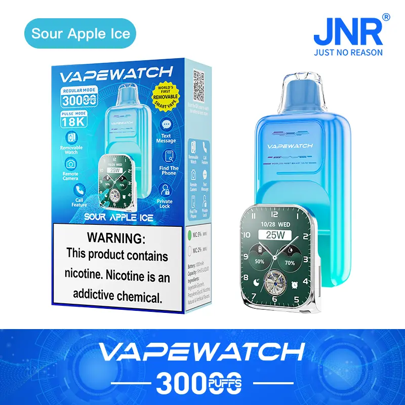 JNR Vape Watch 30000 30K Puffs Original Smart Disposable Vape - Image 18