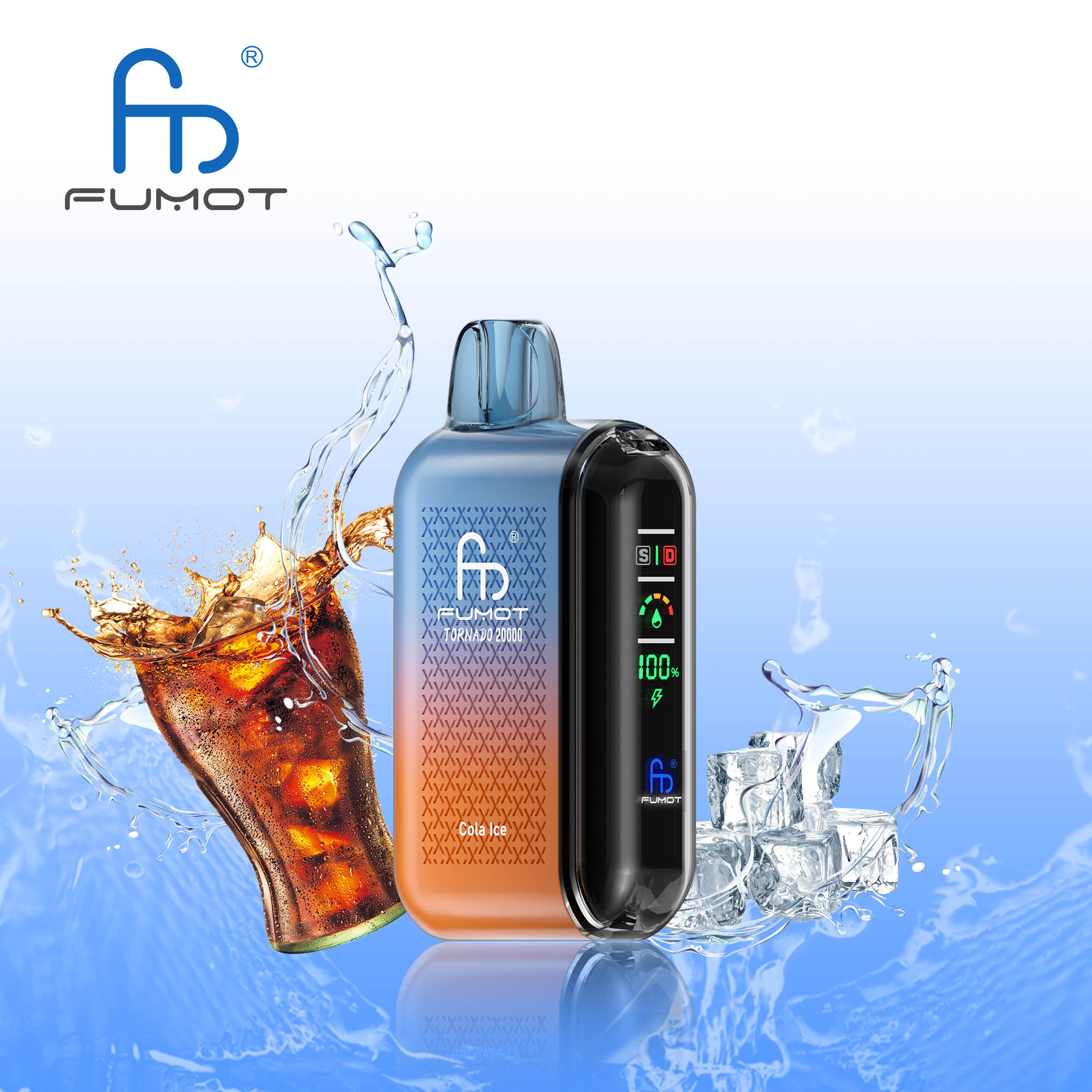 Fumot Tornado 20000 Puffs Smart LED Display 20k Vape - Image 12