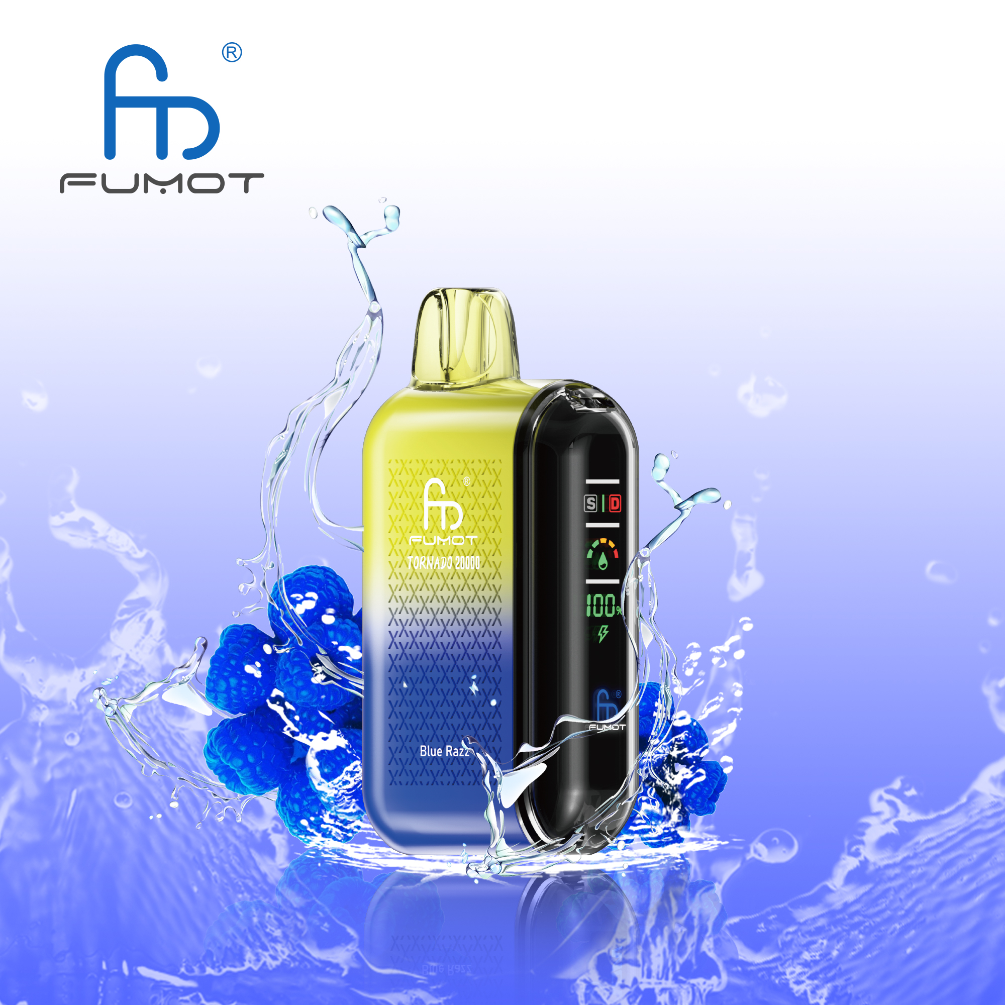 Fumot Tornado 20000 Puffs Smart LED Display 20k Vape - Image 4