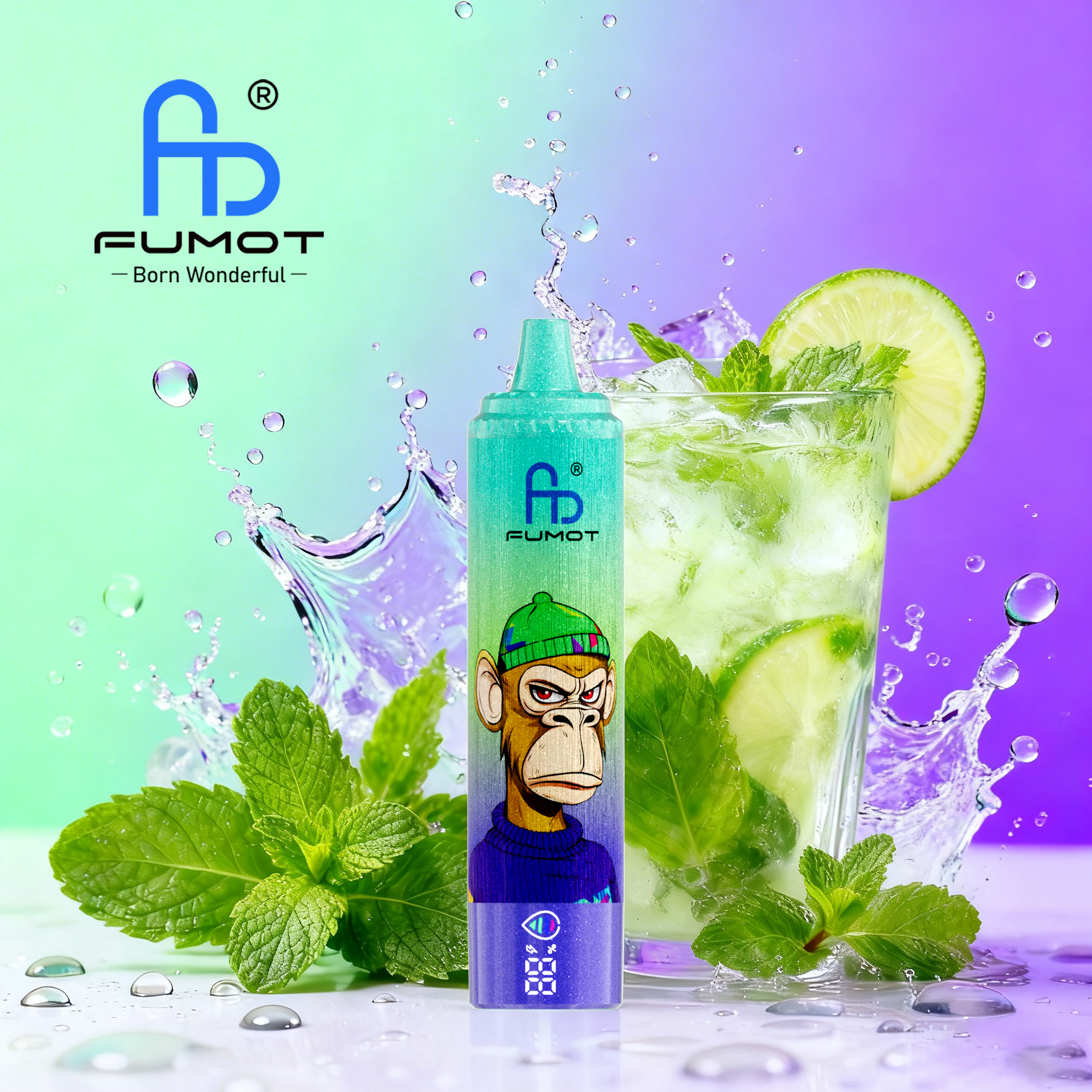 Fumot RandM Tornado 15000 15K Puffs Disposable Vape Wholesale | Rechargeable, LED Screen, RGB Light, 45 Flavors | 0%-5% Nic Salt - Image 54